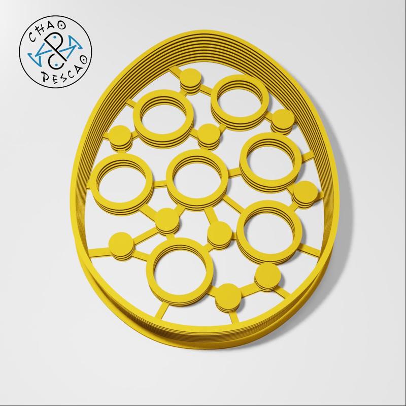 Easter Egg - Cookie Cutter - Fondant