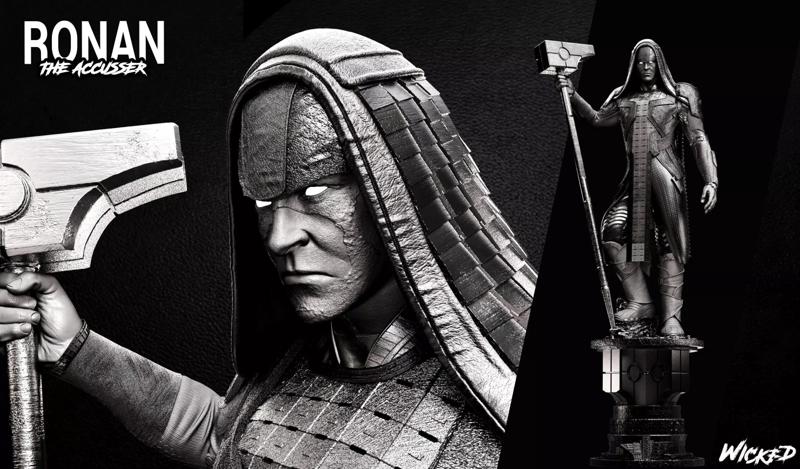 Wicked Marvel Ronan Sculpture Tested and ready for 3d printing