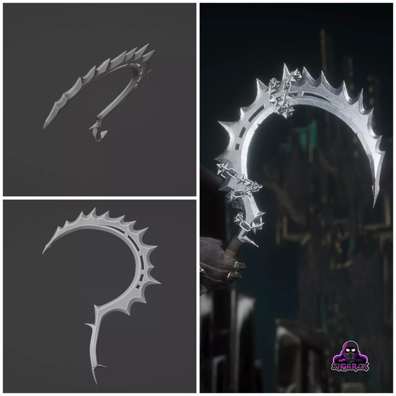 Noob Saibot sickle from Mortal Kombat 11 - Joy of Pain