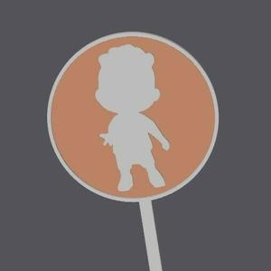 Cocomelo Duo - Cupcake Topper - Cody