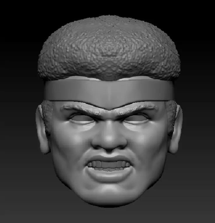 ML LUKE CAGE HEADSCULPT GRIMACING