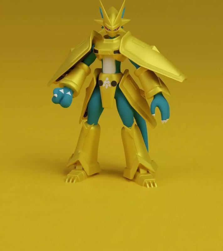 Magnamon Digimon Fanart Miracle STL