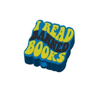 I Read banned Books Straw Topper 2 sizes 3MF File included