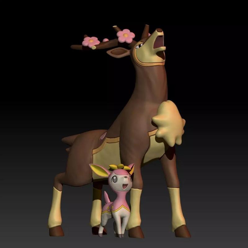 Pokemon Deerling Sawsbuck Spring