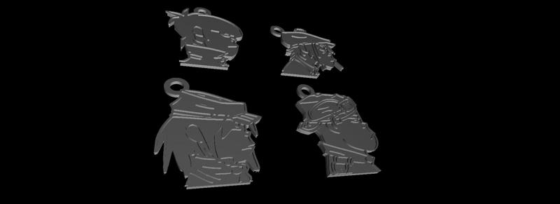 GORILLAZ DEMON DAYS (key ring)