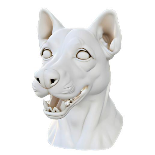 Cheerful Dog Bust
