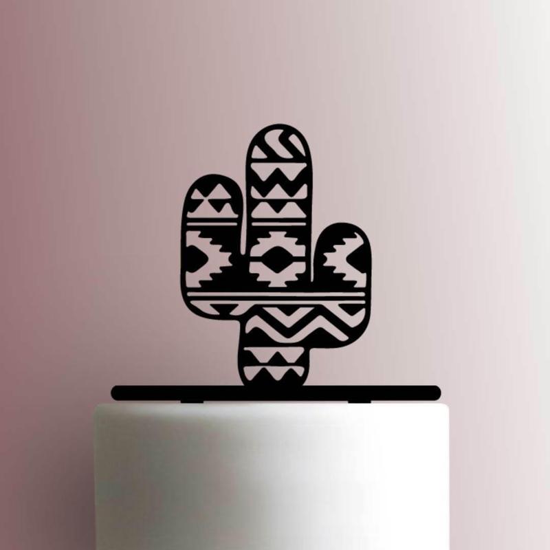 TOPPER CACTUS WITH TRIBAL PRINT