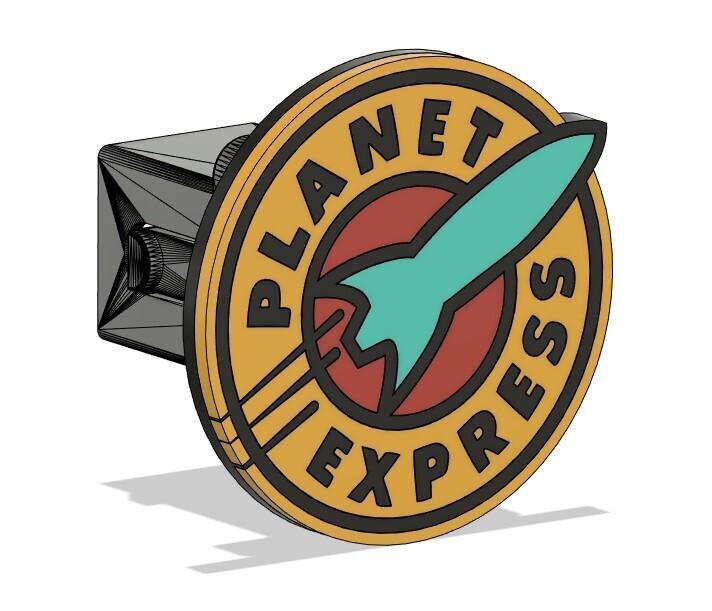 Futurama Planet Express Hitch Cover