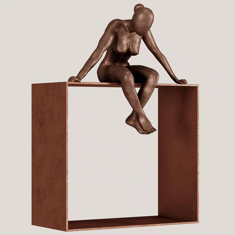 Sitting Lady Statue