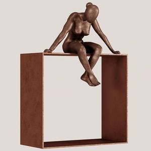 Sitting Lady Statue