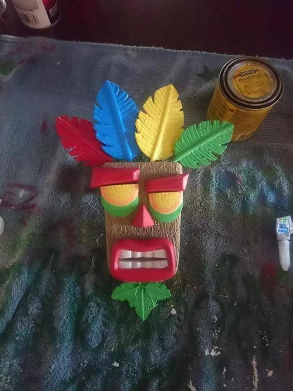 Crash Bandicoot 3D Printable AKU AKU