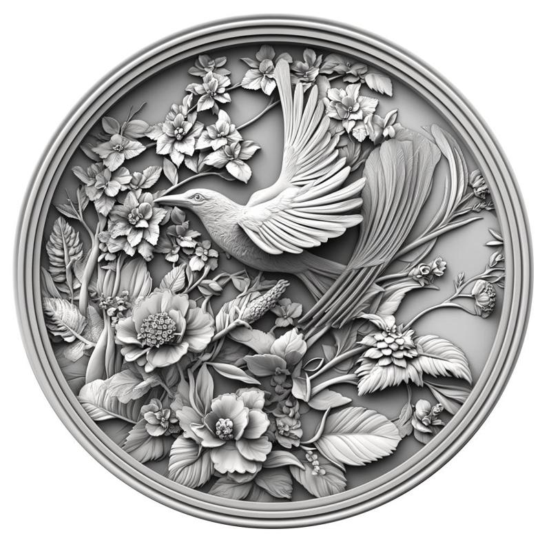 The Bird and Roses Relief