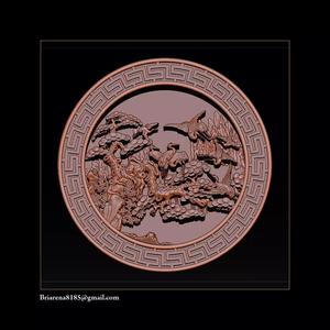 Mural birds carving file stl STL Reliefs for CNC machines