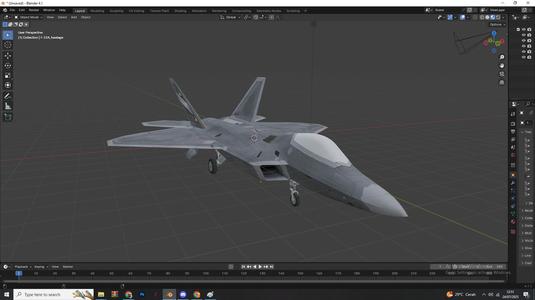 F-22A Raptor Stealth Fighter Jet