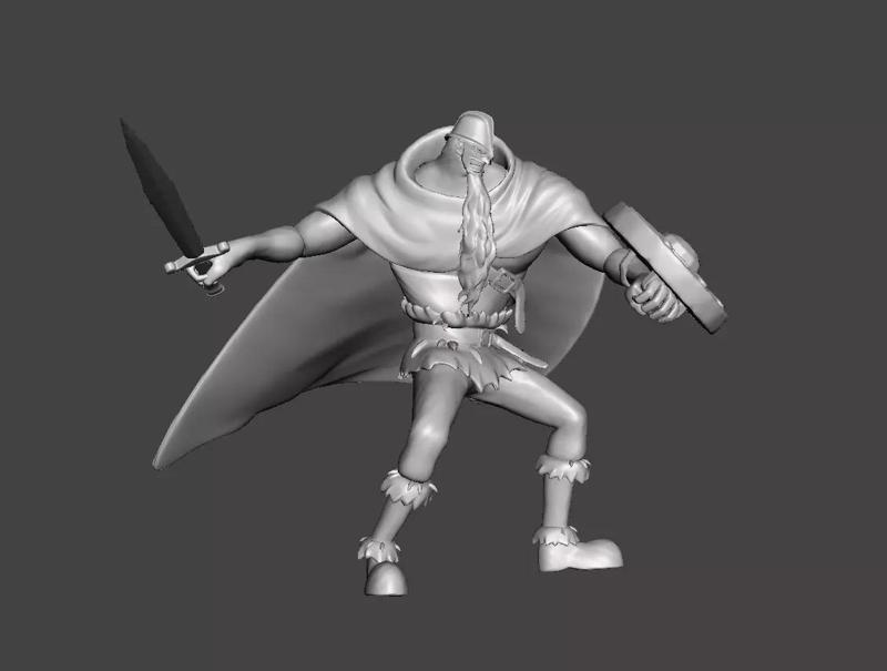 Dorry the Blue Ogre 3D Model