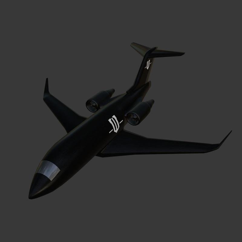 Private JET 3D MODEL (Bombardier Challenger 605)
