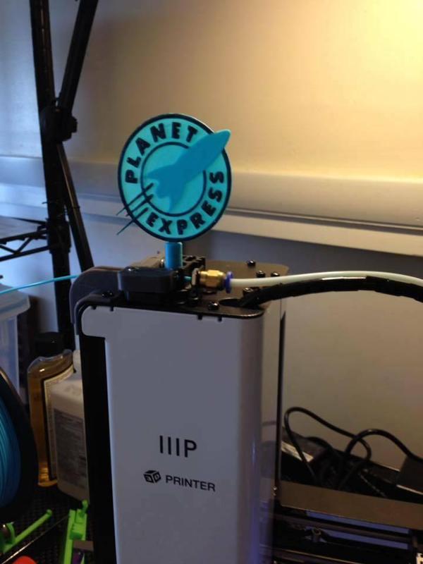 Futurama Planet Express Logo Extruder Spinner
