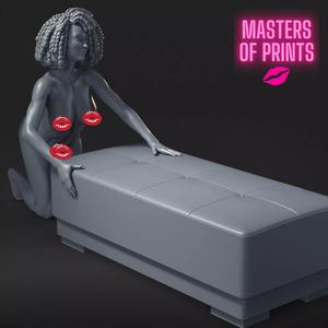 sexy pose - NSFW - EROTIC MINIATURE 75 MM SCALE
