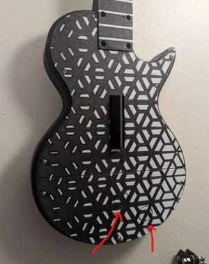 Les Paul Flush Replacement Buttons for Body