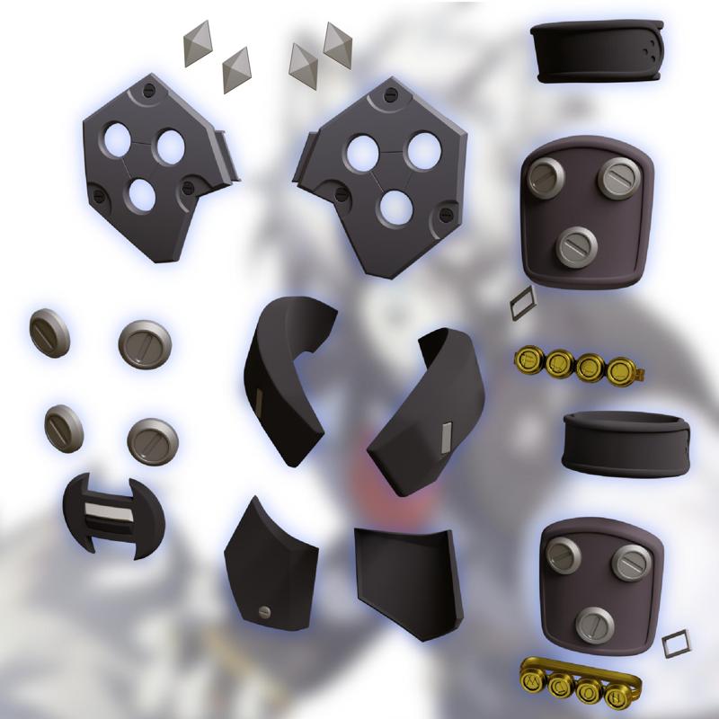 Von Lycaon accessories knuckles arm palm cosplay accessories