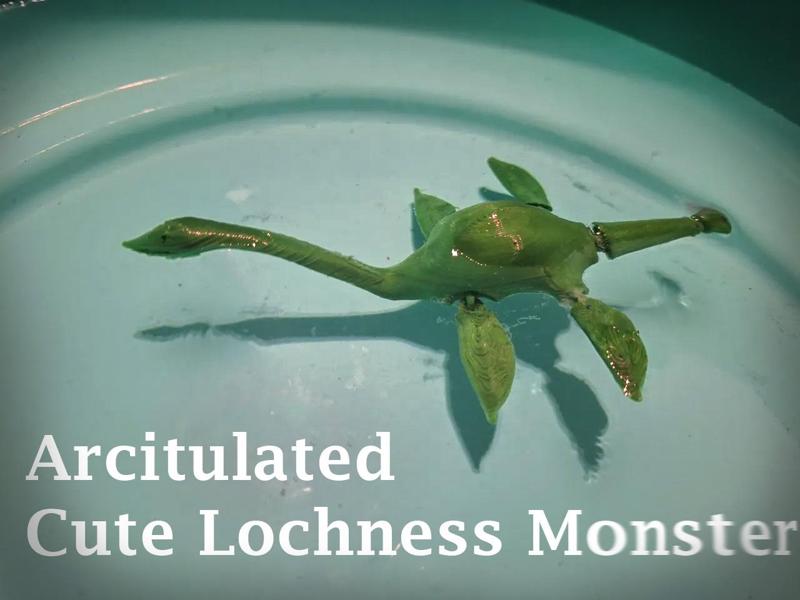Arcitulated  Cute Lochness monster