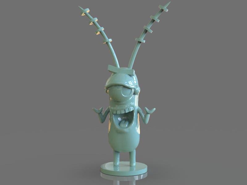 Plankton Arttoy Sculpture