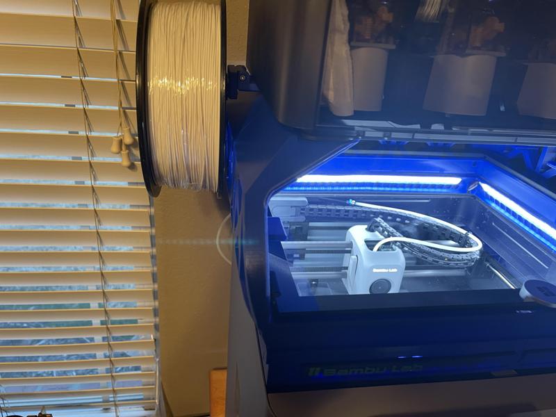 Extended Side Mount Bracket for Foldable Bearing Spool