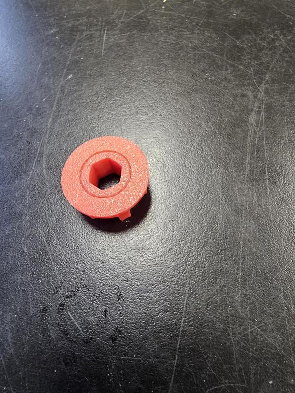 R5 MAXSpline to Hex Shaft Endcap