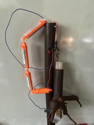 Cosplay staff AA battery chain