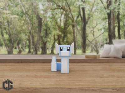 Dratini Pokemon Multicolor