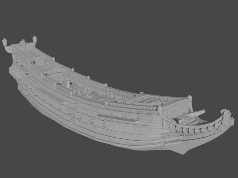 NE Dutch 50-gun Indiaman "Prins Willem" GS-NE-6