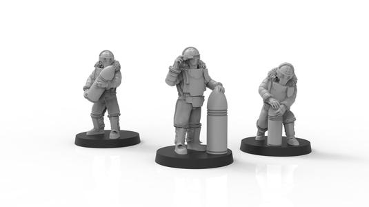 Lunar Auxilia Artillery Crew - Presupported