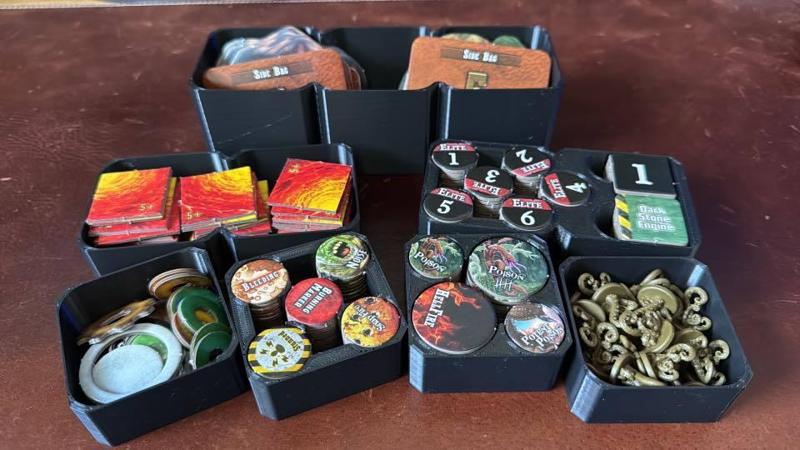 Shadows of Brimstone Trays & Token Organizer for 57x57mm tool boxes