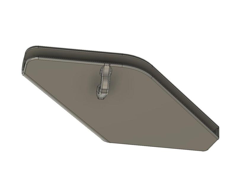 Mask rack on backpack strip