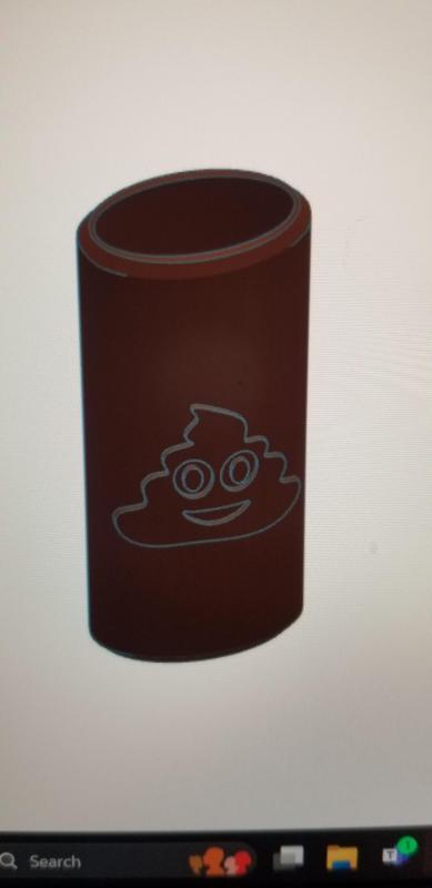 Bic lighter case "chocolate ice cream" emoji