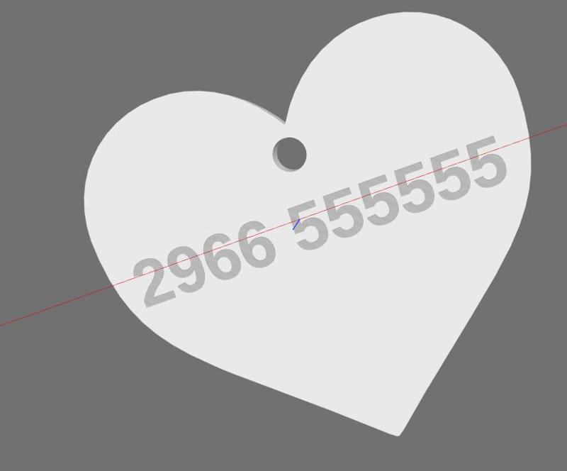 Heart Pet Badge Name + Number