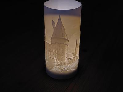 Harry Potter Hogwarts Lithophane v1