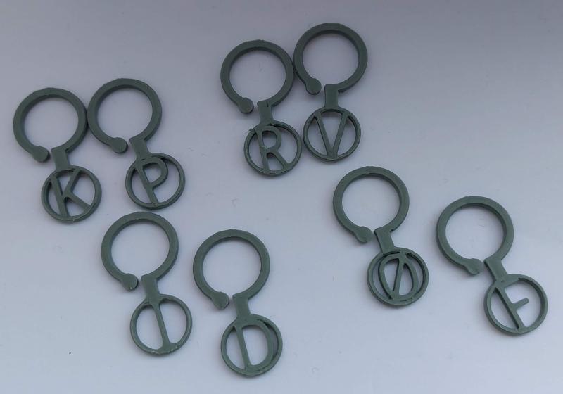 Open markers for knitting, crochet or other stuff