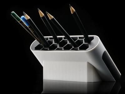 Modern Japandi HexaHolder (Desk Organizer, NO-AMS)