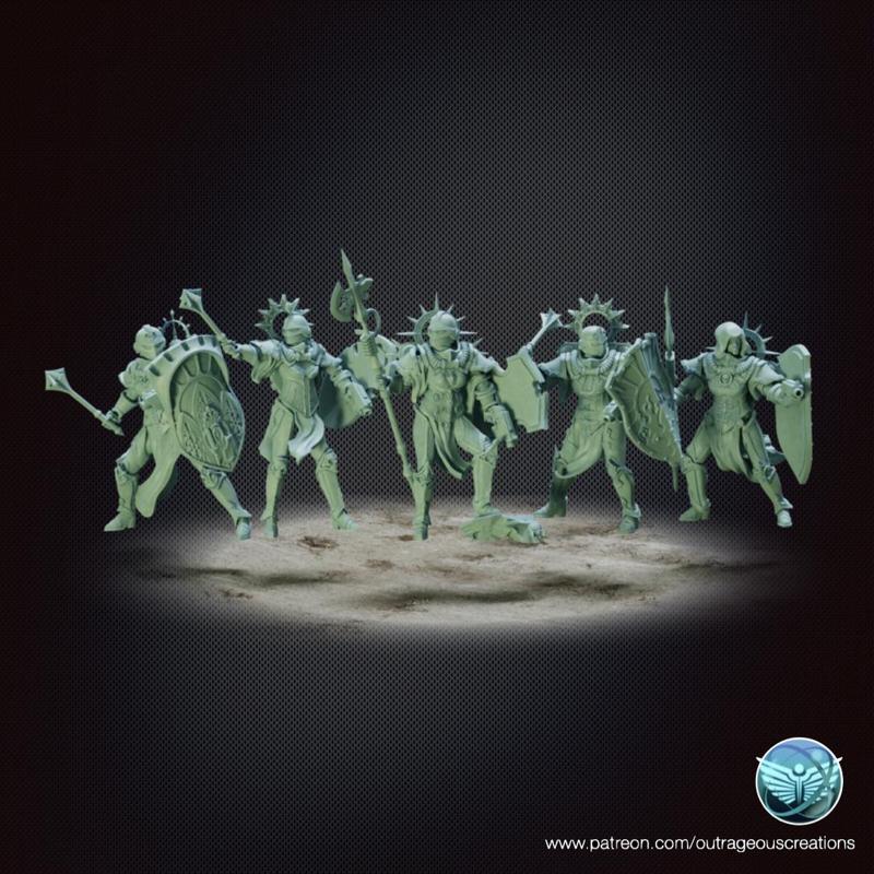 5X Battle Nun Shield Maidens