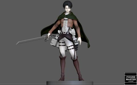 LEVI ACKERMAN ATTACK ON TITAN 3D PRINT MODEL