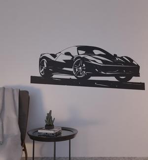 FERRARI SPORTS CAR WALL DECORATION 2D WALL ART