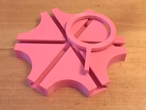 Hexagonal Useless machine