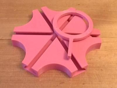 Hexagonal Useless machine