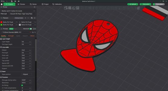 spiderman tag W/ AJ name