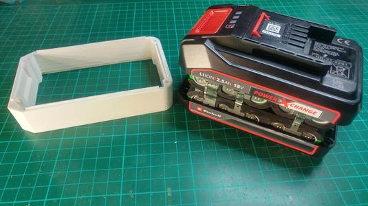 Einhell battery pack spacer