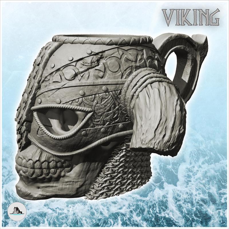 Viking Skull mug (27) - Can holder Game Dice Gaming Beverage Drink