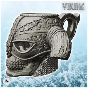 Viking Skull mug (27) - Can holder Game Dice Gaming Beverage Drink