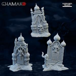 tombstone  scenic elements support ready