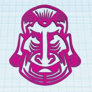 Stylish tribal mask model 4